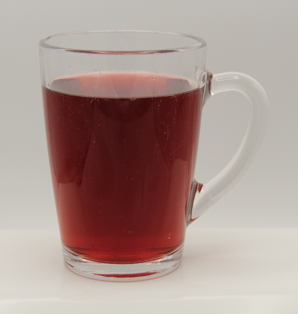 Red orange fruit tea